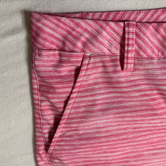 Puma Pink Striped Athletic Shorts Size 8 - Picture 5 of 9